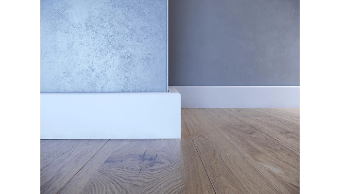 Listwa drewniana biała